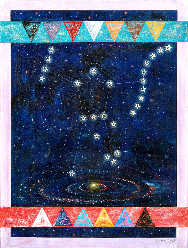 Q (17) — A Returning Life of the Whole-Queue, Orion's Self-Revelation, a Cosmic Signal: